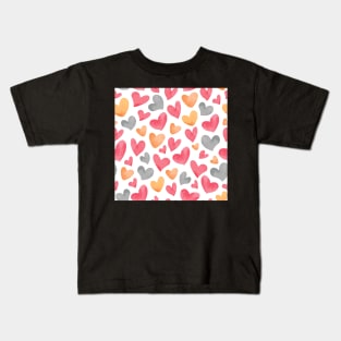 Heart Seamless Pattern Kids T-Shirt